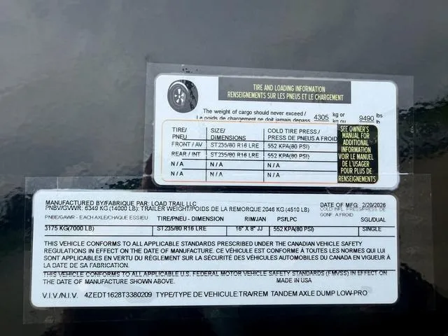 new Dump Trailers Load Trail  for sale, in Poplar Bluff, MO Thumbnail 32