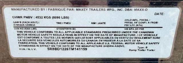new Dump Trailers MAXX-D  for sale, in Poplar Bluff, MO Thumbnail 26