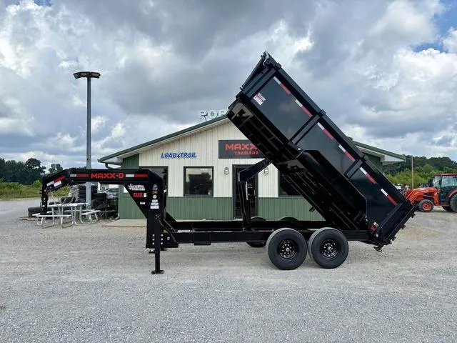 2026 MAXX-D DJX8314G 14' X 83 14K Gooseneck Dump W/ 3' Sides"