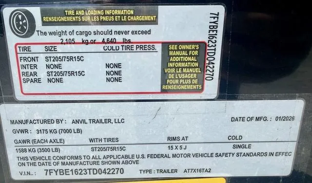 new Cargo (Enclosed) Trailers Anvil  for sale, in Poplar Bluff, MO Thumbnail 26