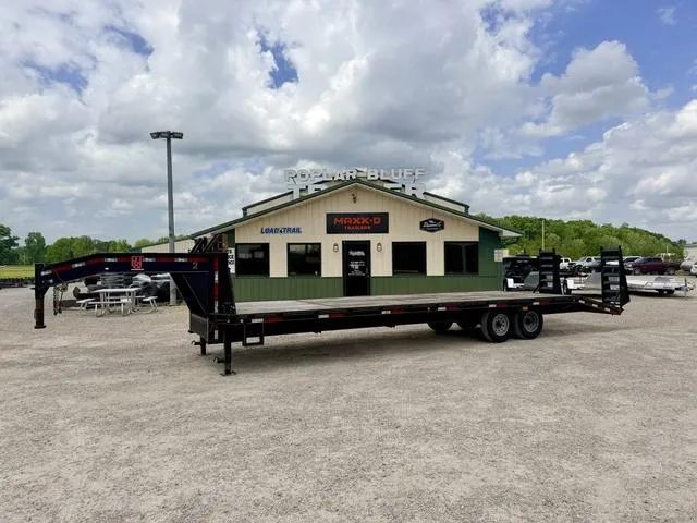 2022 Other 8.5 x 30' Gooseneck Flatbed 14k W/ Stand Up Ramps