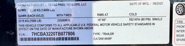 new Utility Trailers Texas Pride Trailers  for sale, in Poplar Bluff, MO Thumbnail 14