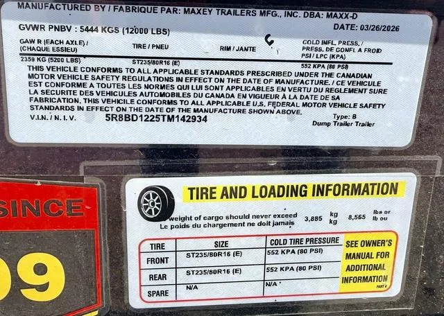 new Dump Trailers MAXX-D  for sale, in Poplar Bluff, MO Thumbnail 31