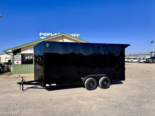 2026 J&A Trailers 7' X 16' Tandem Axle Enclosed Cargo W/ Spoiler-7