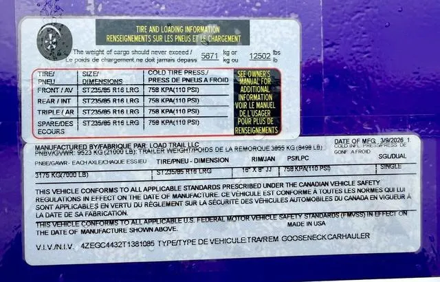 new Car Haulers / Racing Trailers Load Trail  for sale, in Poplar Bluff, MO Thumbnail 24