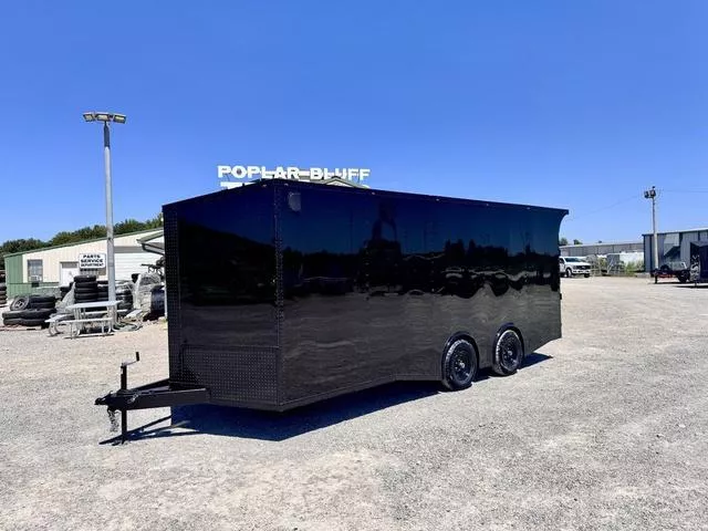 2025 J&A Trailers 8.5 X 20' Enclosed Car Hauler W/ Spoiler And Sprea