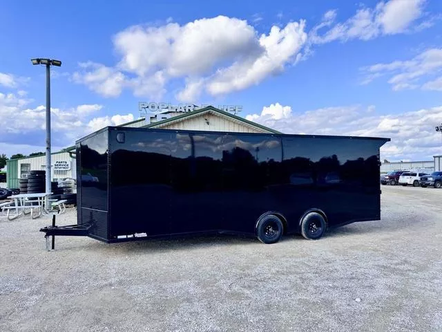 2025 J&A Trailers 8.5 X 20' Enclosed Car Hauler W/ Spoiler And Sprea