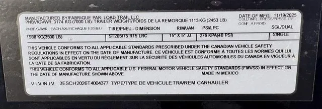 new Car Haulers / Racing Trailers Load Trail  for sale, in Poplar Bluff, MO Thumbnail 13