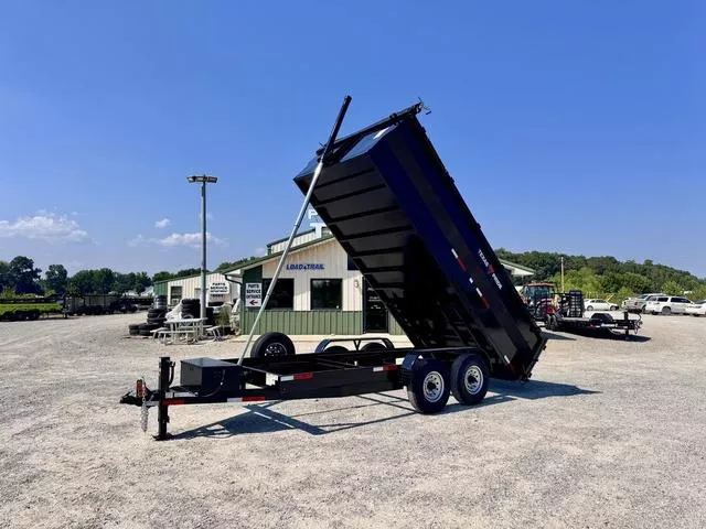 2025 Texas Pride Trailers DT 7' X 16' X 3' 16K Telescopic Dump Trailer W/ Ra