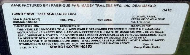 new Dump Trailers MAXX-D  for sale, in Poplar Bluff, MO Thumbnail 41