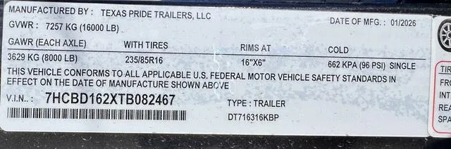 new Dump Trailers Texas Pride Trailers  for sale, in Poplar Bluff, MO Thumbnail 31