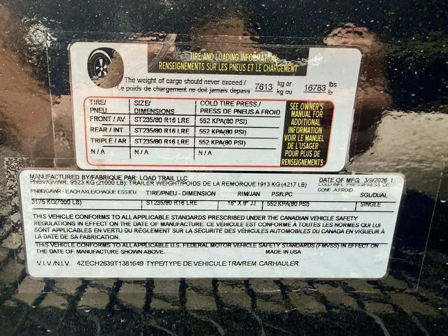 new Equipment / Flatbed Trailers Load Trail  for sale, in Poplar Bluff, MO Thumbnail 23