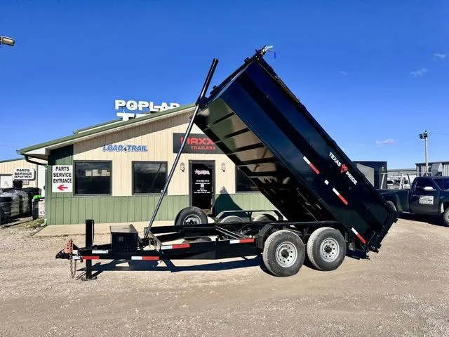 2026 Texas Pride Trailers DT 7' X 14' X 3' 16K Telescopic Dump Trailer 3' Si