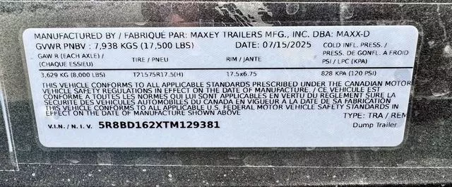 new Dump Trailers MAXX-D  for sale, in Poplar Bluff, MO Thumbnail 21