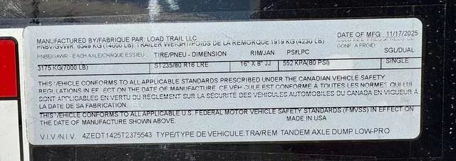 new Dump Trailers Load Trail  for sale, in Poplar Bluff, MO Thumbnail 25