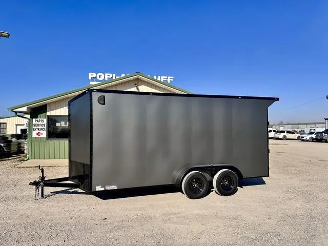 2026 J&A Trailers 7' X 16' Tandem Axle Enclosed Cargo W/ Spoiler-7