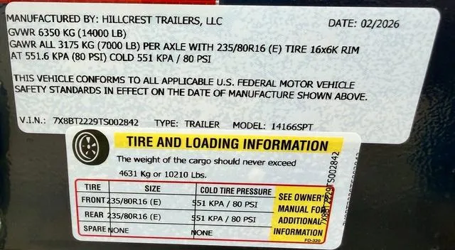 new Tilt Trailers Hillcrest Trailers  for sale, in Poplar Bluff, MO Thumbnail 20
