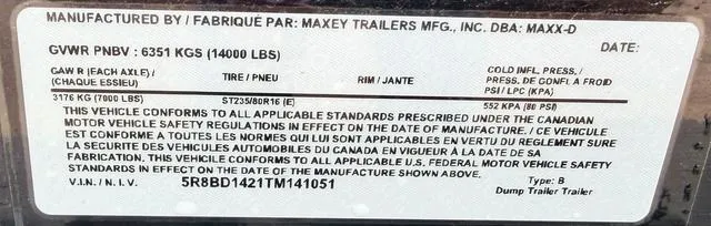 new Dump Trailers MAXX-D  for sale, in Poplar Bluff, MO Thumbnail 26