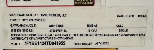 new Cargo (Enclosed) Trailers Anvil  for sale, in Poplar Bluff, MO Thumbnail 19