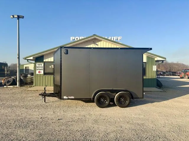 2026 J&A Trailers 6' X 12' Tandem Axle Enclosed Cargo W/ Spoiler