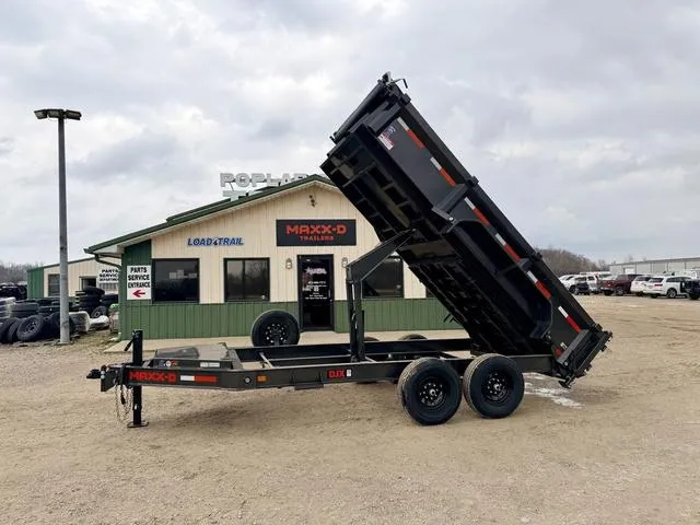 2026 MAXX-D DJX8314  14' X 83  14K Dump W/ 2' Sides"