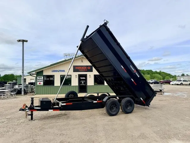 2026 Texas Pride Trailers DT 7' X 16' X 3' 16K Telescopic Dump Trailer 3' Si