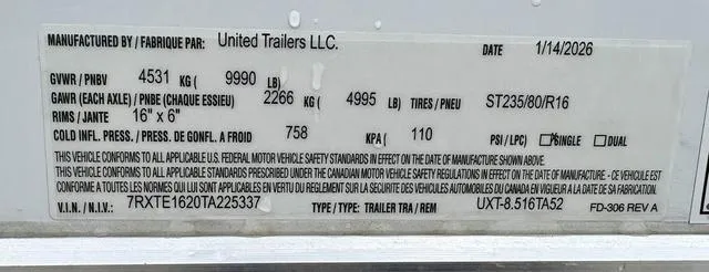 new Cargo (Enclosed) Trailers United Trailers  for sale, in Poplar Bluff, MO Thumbnail 22