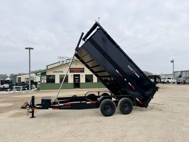 2026 Texas Pride Trailers DT 7' X 14' X 4' 14K Telescopic Dump Trailer 4' Si