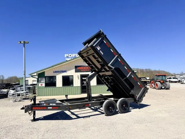 2026 MAXX-D DJB8314H 83 X 14' 17.5K Dump W/ 3' Sides-7GA Floo"