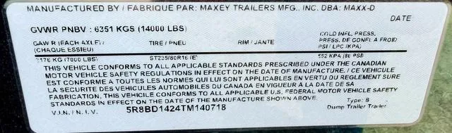 new Dump Trailers MAXX-D  for sale, in Poplar Bluff, MO Thumbnail 42