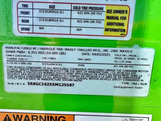 new Tilt Trailers MAXX-D  for sale, in Poplar Bluff, MO Thumbnail 24