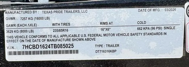 new Dump Trailers Texas Pride Trailers  for sale, in Poplar Bluff, MO Thumbnail 27