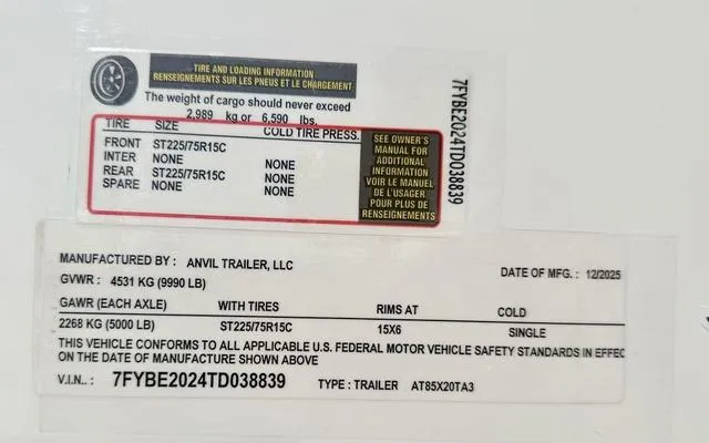 new Cargo (Enclosed) Trailers Anvil  for sale, in Poplar Bluff, MO Thumbnail 26