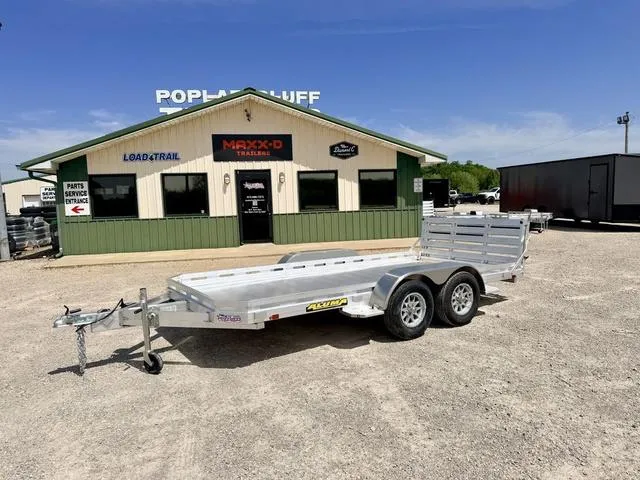 2027 Aluma 7814TA-EL-BT 78 X 14' Tandem Axle Utility W/ Bi F"