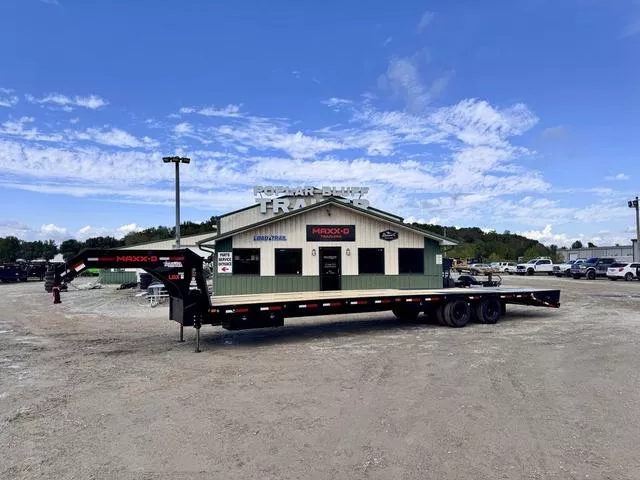 2026 MAXX-D LDX10236 36' X 102 25.9K Gooseneck Flatbed W/ Wi"