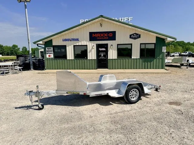 2027 Aluma MC10S-R  51 X 138"  Single Motorcycle Trailer W/ "