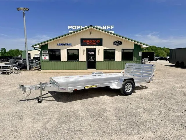 2027 Aluma 7814S-BT  78 X 14' Single Axle Utility Bi Fold Ta"
