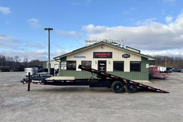 2026 Diamond C Trailers DET210 26' X 102 20K Deckover Power Tilt W/ Hydr"