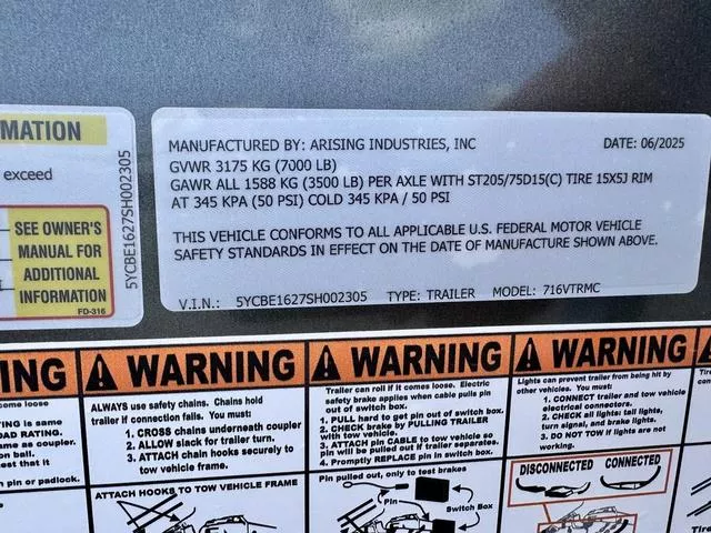 new Cargo (Enclosed) Trailers Arising  for sale, in Poplar Bluff, MO Thumbnail 19