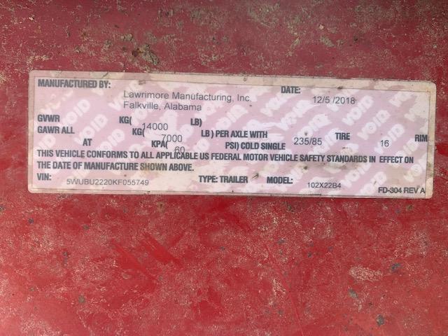 used Equipment / Flatbed Trailers Lawrimore  for sale, in Sheffield, AL Thumbnail 4