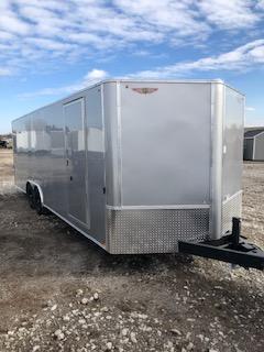 2021 H AND H 8.5X20 SILVER MIST FLAT TOP V-NOSE 10K ENCLOSED CAR HAULER 2021 H AND H 8.5X20 SILVER MIST FLAT TOP V-NOSE 10K ENCLOSED CAR HAULER