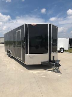 2021 H AND H 8.5X24 BLACK FLAT TOP V-NOSE 10K ENCLOSED CAR HAULER 2021 H AND H 8.5X24 BLACK FLAT TOP V-NOSE 10K ENCLOSED CAR HAULER