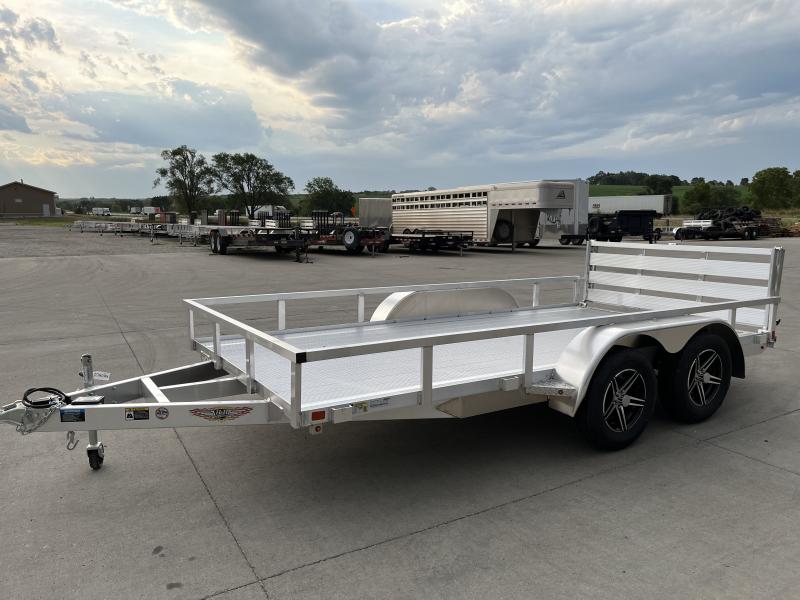 2022 H&H Trailers Aluminum 76x12 Solid Side Utility Trailer I80