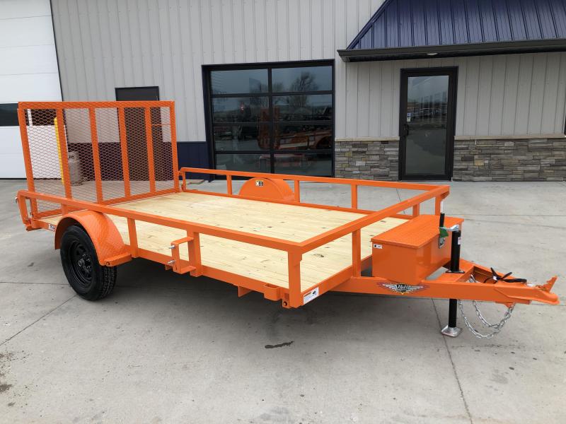 2020 H and H Trailers 82"x12' Orange 3.5k Axle Rail Side Utility Trailer 2020 H and H Trailers 82"x12' Orange 3.5k Axle Rail Side Utility Trailer