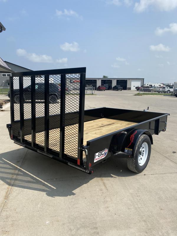 2021 Trailerman Black 76x10 3K Solid Side Utility Trailer 2021 Trailerman Black 76x10 3K Solid Side Utility Trailer