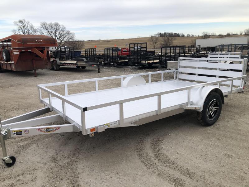 2022 H&H Trailers Black 82x14 Single Axle Solid Side Utility Trailer