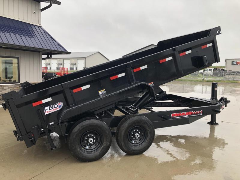 2022 Trailerman Black 83x14 14K Dump Trailer 2022 Trailerman Black 83x14 14K Dump Trailer