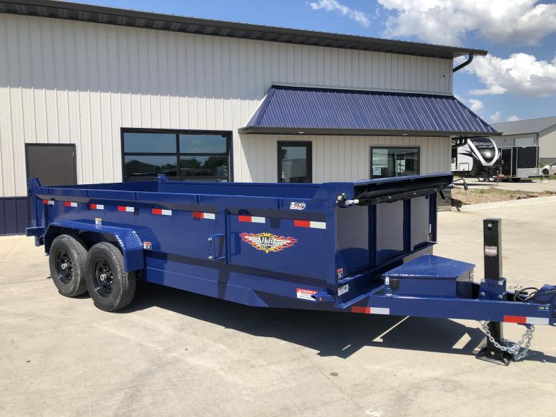 2022 H&H Trailer 83x16 Industrial Dump Trailer 14K Sciss 2022 H&H Trailer 83x16 Industrial Dump Trailer 14K Sciss