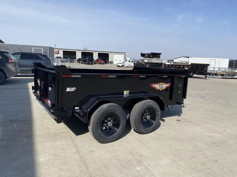 2022 BWISE Blue 72x10 Deckover Dump Trailer I80 Trailers in De Soto