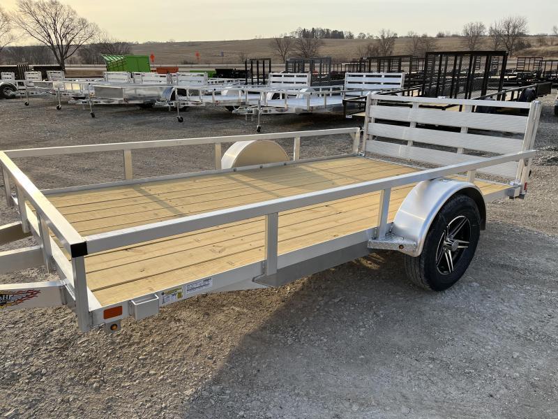 2022 H&H Trailers Aluminum 76x12 3K Rail Side Utility Trailer I80